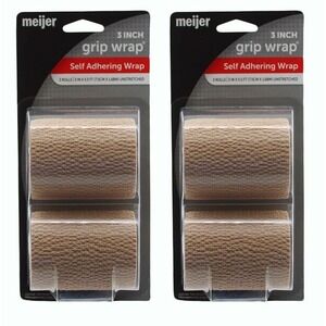 Meijer 3 in Grip Wrap Self Adhering Wrap 2 Pack